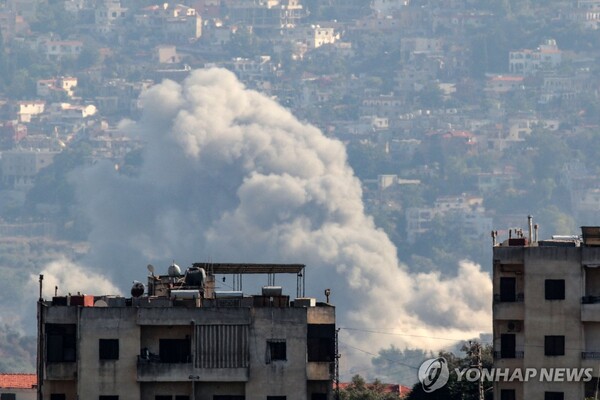 이스라엘군, 레바논 남부 공습 [사진=AFP=연합뉴스]