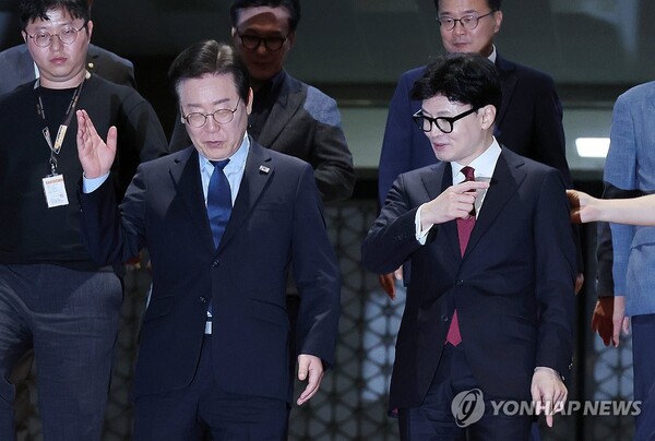 한동훈 대표와 이재명 대표가 합의한 지구당 부활에 속도가 붙고 있다 [사진=연합뉴스]