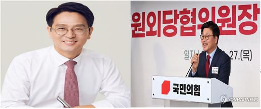 (왼) 정광재 국민의힘 대변인 (오) 김종혁 국민의힘 최고위원 [사진=연합뉴스]