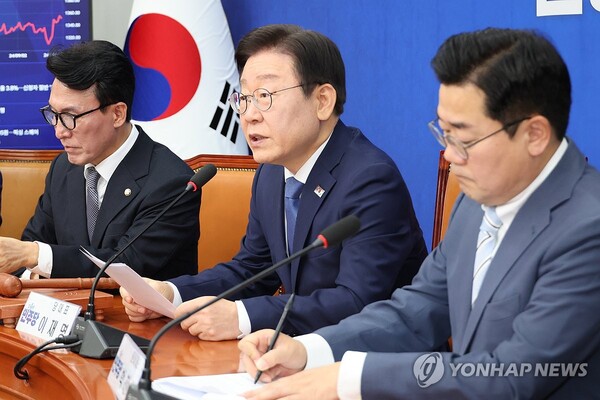 더불어민주당 이재명 대표가 11일 오전 서울 여의도 국회에서 열린 최고위원회의에서 발언하고 있다. 2024.10.11 [사진=연합뉴스]