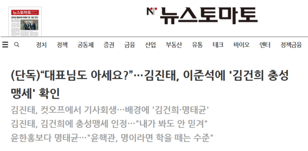 뉴스토마토 관련 기사.[사진=뉴스토마토 기사페이지 캡쳐]