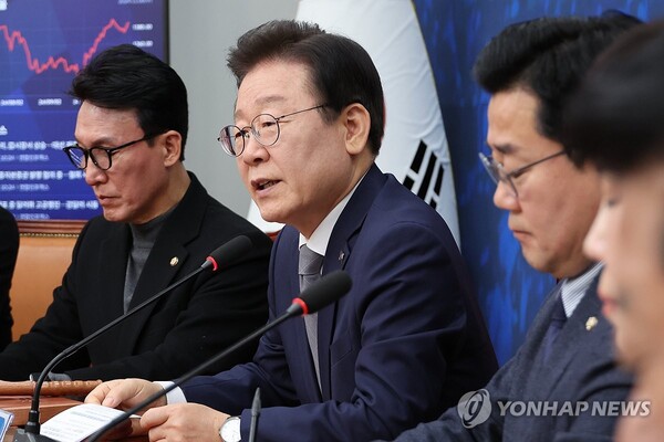 더불어민주당 이재명 대표가 6일 오전 서울 여의도 국회에서 열린 최고위원회의에서 발언하고 있다. 2024.11.6 [사진=연합뉴스]