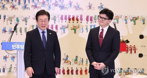 이재명 대표와 한동훈 대표 [사진=연합뉴스]