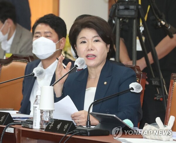 질의하는 조은희 의원 [사진=연합뉴스]