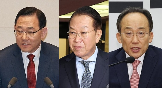 총리 후보로 거론되고 있는 주호영 권영세 추경호 의원 [사진=연합뉴스]