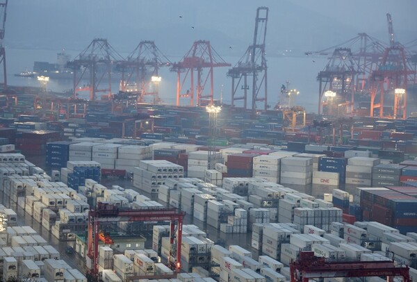 부산 신선대 부두 [사진=연합뉴스]