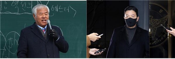 내란선동 혐의 피의자로 입건 된 전광훈 사랑제일교회 목사(왼) 김성훈 대통령경호처 차장(오) [사진=연합뉴스]