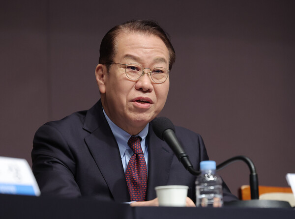 국민의힘 권영세 비상대책위원장이 17일 서울 중구 프레스센터에서 열린 관훈토론회에 참석해 발언하고 있다. 2025.2.17 [사진=연합뉴스]