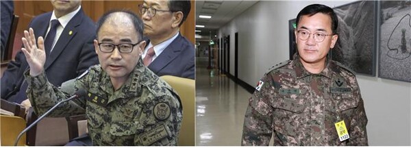(왼) 곽종근 전 특전사령관, 여인형 전 방첩사령관 [사진=연합뉴스]