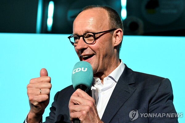 프리드리히 메르츠 기독민주당(CDU) 대표...기민당과 기 [사진=로이터=연합뉴스]