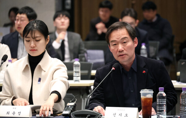 신지호 민간 부위원장이 13일 오후 서울 마포구 중소기업DMC타워에서 열린 제11차 청년정책조정위원회에 참석해 발언하고 있다. 2023.12.13 [사진=연합뉴스]