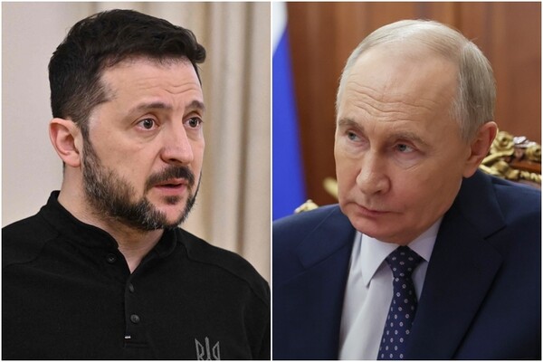젤렌스키 우크라이나 대통령(왼쪽)-푸틴 러시아 대통령 [사진=AFP·로이터=연합뉴스]