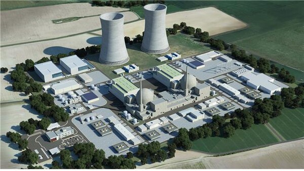체코 두코바니 신규 원전 건설 조감도 [사진=한국수력원자력]