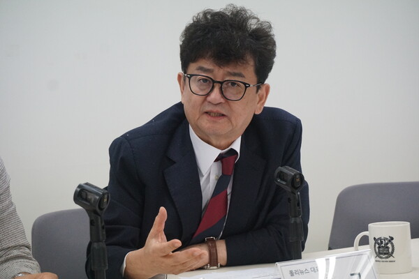 김능구 대표 [사진=폴리뉴스 이준수 PD]