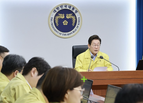 21일 대통령실 수석보좌관회의서 이재명 대통령이 발언하고 있다. [사진=연합뉴스]