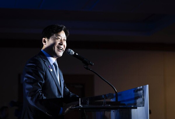 황명선 더불어민주당 최고위원이 행사장에서 연설하고 있다. [사진=황명선 의원실]