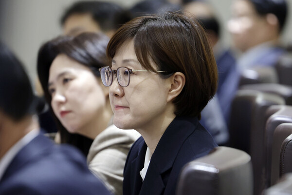 김현지 제1부속실장이 21일 용산 대통령실에서 열린 국무회의에 참석해 있다. 2025.10.21 [대통령실통신사진기자단]