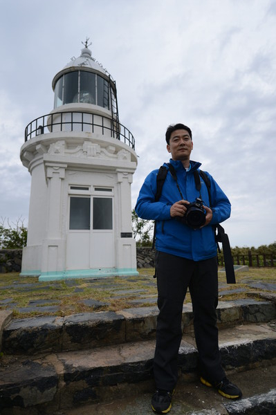 현장 탐방 중인 필자