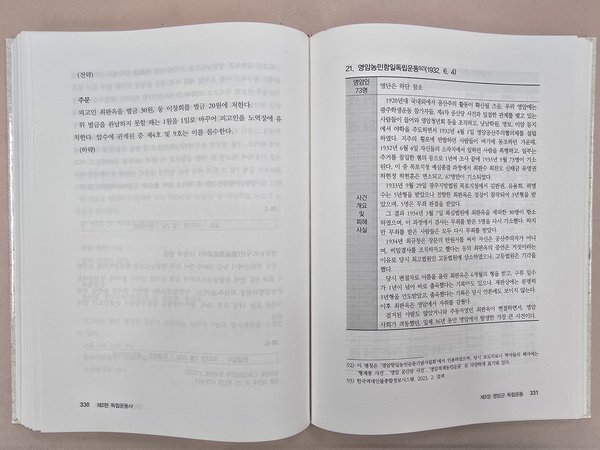 ▲ 독립운동사 영암군현황 (사진=영암군 제공)