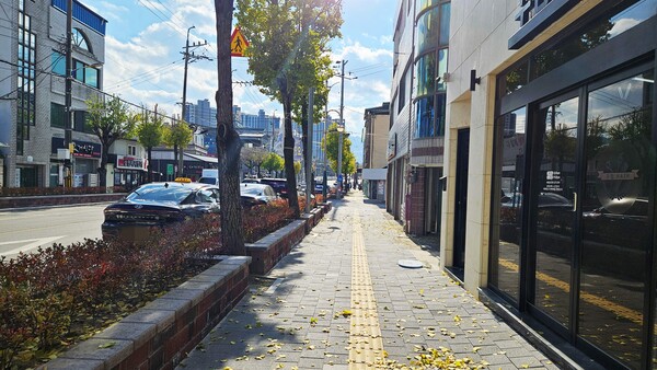 도로정온화 사업(두루침교~낙원사거리)(제공=함양군)