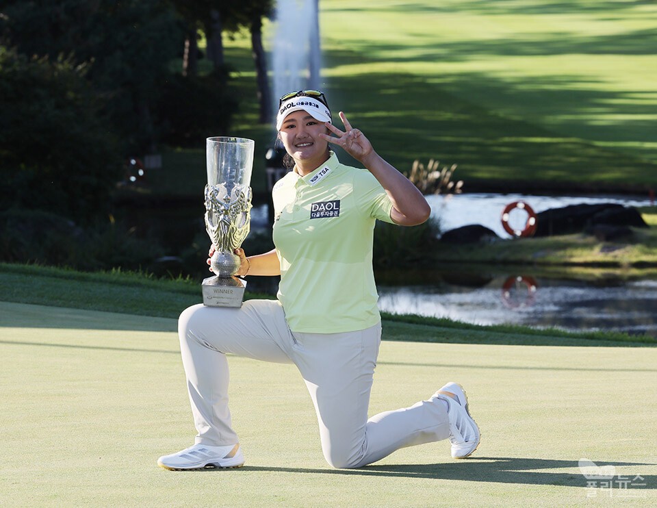 [포토] '메이저 퀸' 유해란, <b>LPGA</b> 메이저 2승 이어 KLPGA 메이저 우승